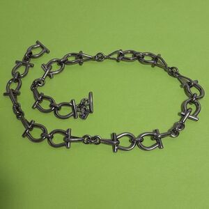 Unisex Mexico Sterling Equestrian Style...18" Necklace.